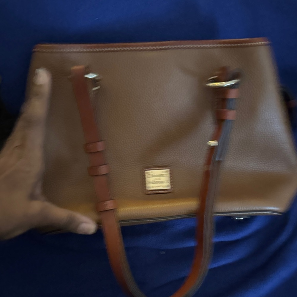 Dooney & Bourke Tan Leather Shoulder Bag